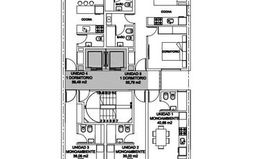 Departamento 1 dormitorio en Venta en Barrio Lourdes