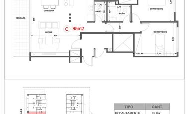 Departamento de Categoria - Venta 3 Amb. c/ cochera - Edificio Mamba -Ramos Mejia