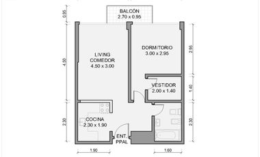Venta departamento 2 ambientes en Puerto Madero