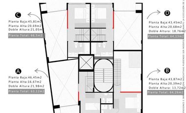 Departamento de 2 ambientes a estrenar en venta en Vicente Lopez