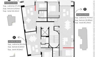 Departamento de 2 ambientes a estrenar en venta en Vicente Lopez