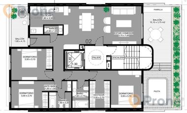 Departamento en Centro