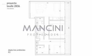 Departamento semipiso en venta de 3 ambientes con terraza privada y cochera - Villa Ballester
