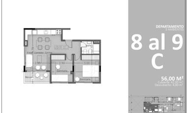 Departamento en  venta de 3 ambientes financiado en 50 cuotas sin anticipo - Wilde