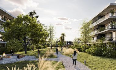 Departamento en venta de 3 ambientes con dormitorio en suite y vestidor en Luján-con piscinas-