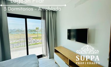 Casa 3 dormitorios con escritorio - Lagoon Pilar