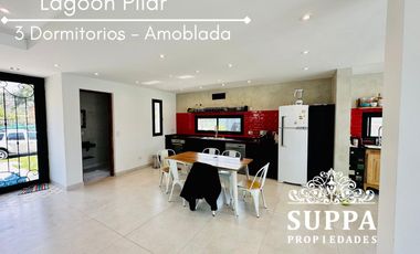 Casa 3 dormitorios con escritorio - Lagoon Pilar