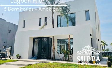 Casa 3 dormitorios con escritorio - Lagoon Pilar