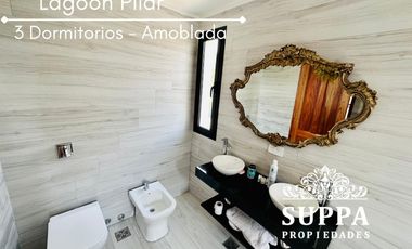 Casa 3 dormitorios con escritorio - Lagoon Pilar