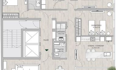 Departamento en venta sobre bv. galvez