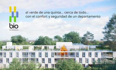 VENTA de Departamento 3 AMBIENTES con jardin y  parrilla. Bio Condominio.