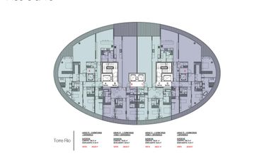 Venta departamento 4 ambientes con balcón perimetral - Vicente Lopez - INFINITY TOWERS