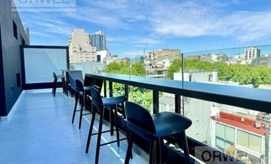 GRAN Monoambiente en Palermo H. THE MARK, MUY LUMINOSO Y ESPACIOSO. AMENITIES. SEG. 24 HS.