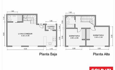 Venta departamento duplex de 3 ambientes en San Isidro.