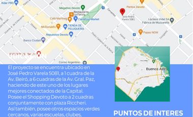 3 AMBIENTES DE CATEGORIA C/COCHERA A ESTRENAR EN VILLA DEVOTO