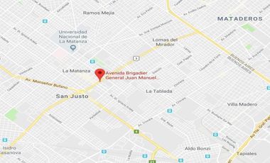 SAN JUSTO PLANTA INDUSTRIAL CON SALIDA A 4 CALLES FINANCIA