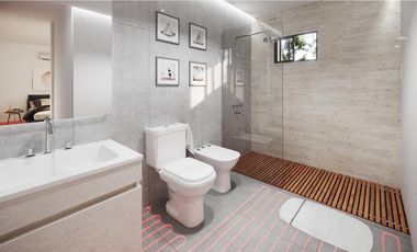 Departamento en venta de 2 ambientes en Luján- Condominio sustentable con piscinas-