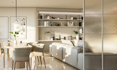 Venta departamento tipo duplex de cuatro dormitorios con balcón, cochera y patio. Rosario, Abasto