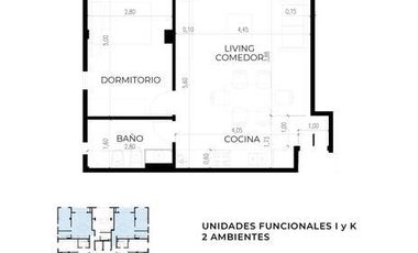 Departamento de un ambiente, venta, Ituzaingo