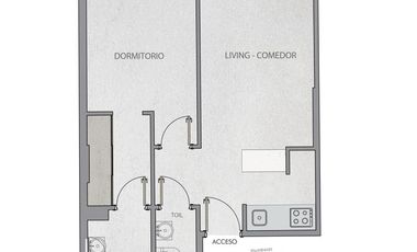 VENTA DEPARTAMENTO DOS AMBIENTES QIUB PALERMO HOLLYWOOD , a Estrenar