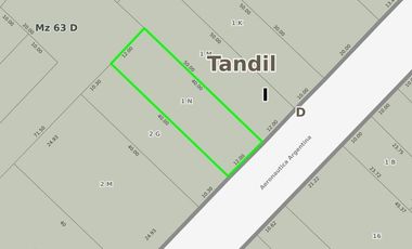 Terreno en venta - 480mts2 - Tandil