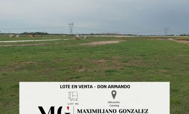 Lote  venta Don Armando