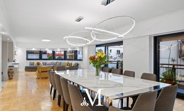Piso en torre Belgrano, 5 ambientes, 2 cocheras, seg  24 hs presencial, amenities