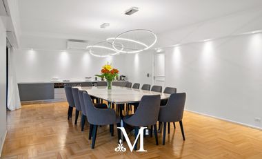 Piso en torre Belgrano, 5 ambientes, 2 cocheras, seg  24 hs presencial, amenities