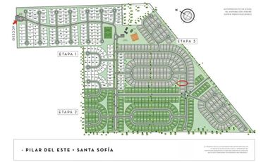 Terreno en venta - 491mts2 - Santa Sofía, Pilar Del Este