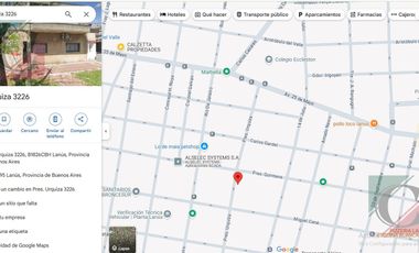 lote 8.66 x 27. 75 mts  cerca de av 25 de mayo