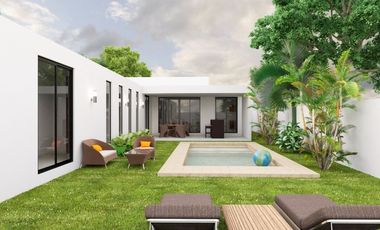 CASA EN VENTA MERIDA CONKAL CON ALBERCA EN SAN DIEGO CUTZ