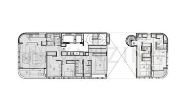Torre de departamentos de 1, 2, 3 y 4 dormitorios premium con Amenities