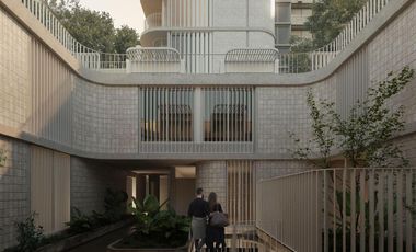 Torre de departamentos de 1, 2, 3 y 4 dormitorios premium con Amenities