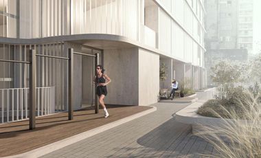 Torre de departamentos de 1, 2, 3 y 4 dormitorios premium con Amenities