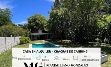 Casa en alquiler, 5 ambientes - Chacras de Canning