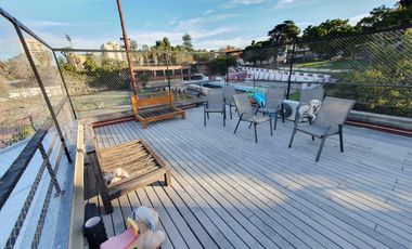 oficina con gran terraza propia en complejo con pileta Vicente Lopez calle Cortada, vias a Maipu