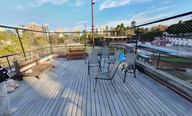 oficina con gran terraza propia en complejo con pileta Vicente Lopez calle Cortada, vias a Maipu