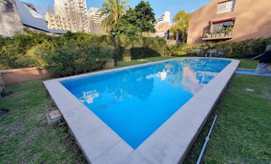 oficina con gran terraza propia en complejo con pileta Vicente Lopez calle Cortada, vias a Maipu
