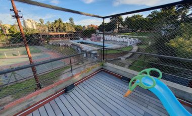 oficina con gran terraza propia en complejo con pileta Vicente Lopez calle Cortada, vias a Maipu