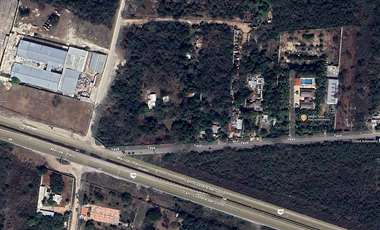 TERRENO EN VENTA EN MÉRIDA YUCATÁN EN TEYA KANASÍN A UN LADO DEL TREN MAYA