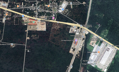 TERRENO EN VENTA EN MÉRIDA YUCATÁN EN TEYA KANASÍN A UN LADO DEL TREN MAYA