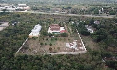 TERRENO EN VENTA EN MÉRIDA YUCATÁN EN TEYA KANASÍN A UN LADO DEL TREN MAYA