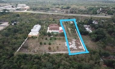 TERRENO EN VENTA EN MÉRIDA YUCATÁN EN TEYA KANASÍN A UN LADO DEL TREN MAYA