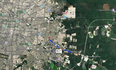 TERRENO EN VENTA EN MÉRIDA YUCATÁN EN TEYA KANASÍN A UN LADO DEL TREN MAYA