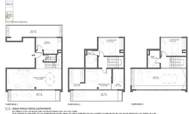Marconi 573, Avellaneda ¡Cuatro ambientes -  Triplex en Venta!