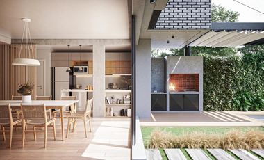 Cocheras grandes en Town Houses Green, en Fisherton