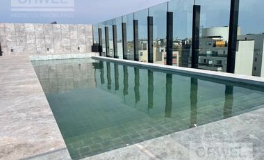 STUDIO MUY ESPACIOSO Y LUMINOSO. PALERMO H. AMENITIES. SEG. 24 HS.