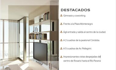VENTA - Cochera, Control Remoto. Amenities Premium - Rosario, Centro