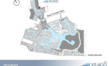 Depto Venta VILAGO 3 AMB en PB C/JARDIN/COCHERA/BAULERA- PUERTO ESCONDIDO - NORDELTA