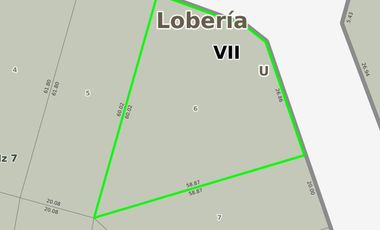 Terreno en venta - 1700Mts2 - Lobería